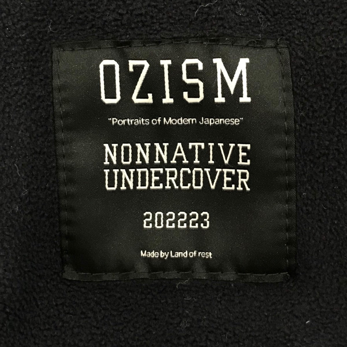 nonnative×UNDERCOVER 「MONK JACKET POLY FLEECE POLARTEC