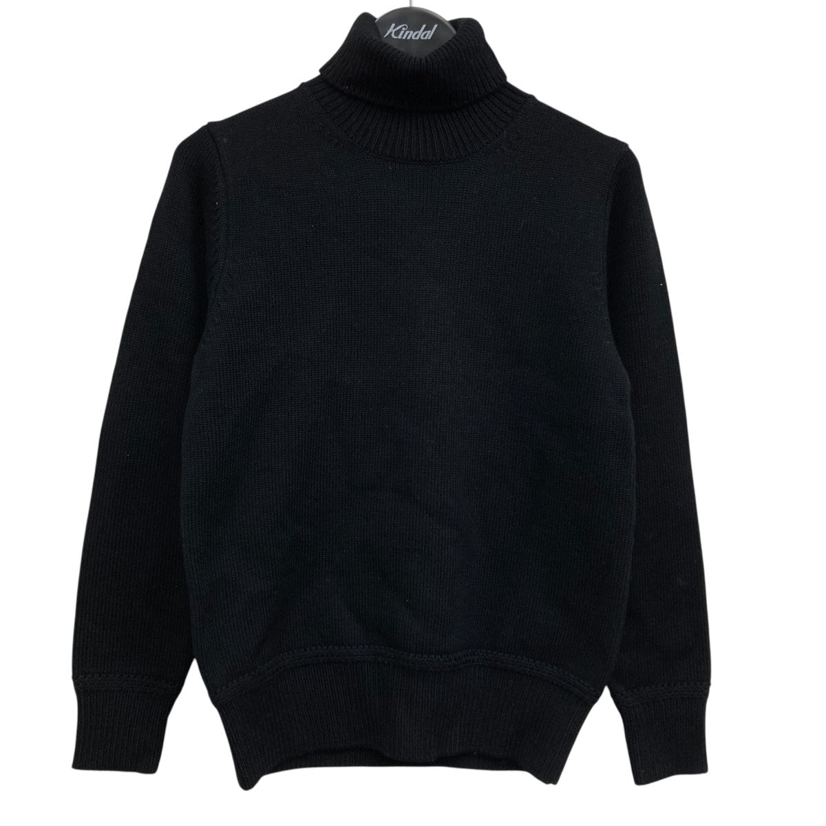 hyke ハイク　ニットベスト サイズ2 ブラック ハイク HYKE ニット ニットベスト 黒 ブラック 中古・古着通販】HYKE