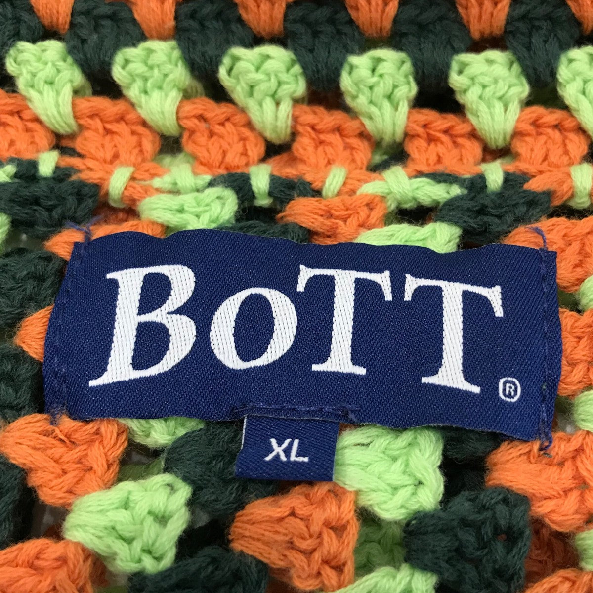 BoTT(ボット) 「Cotton Crochet Knit Shirts」コットンクロシェニット