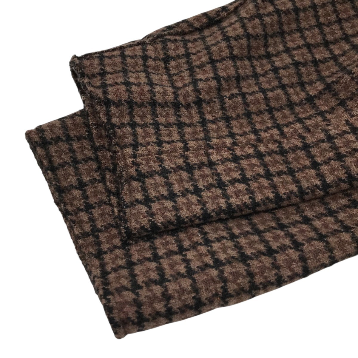 YOKE(ヨーク) 「DOUBLE JQUARD KNIT BALCOLLAR COAT」チェック柄バル