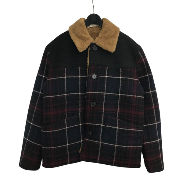 MARNI(マルニ) チェック柄内ボアウールジャケットJUMU0074Q0