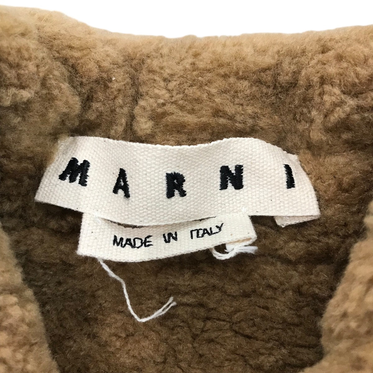 【美品】MARNI ネイビー ウール　ブルゾン(※最終値下げ) 楽天市場】MARNI マルニ ヘリンボーンウール レザー スタジャン