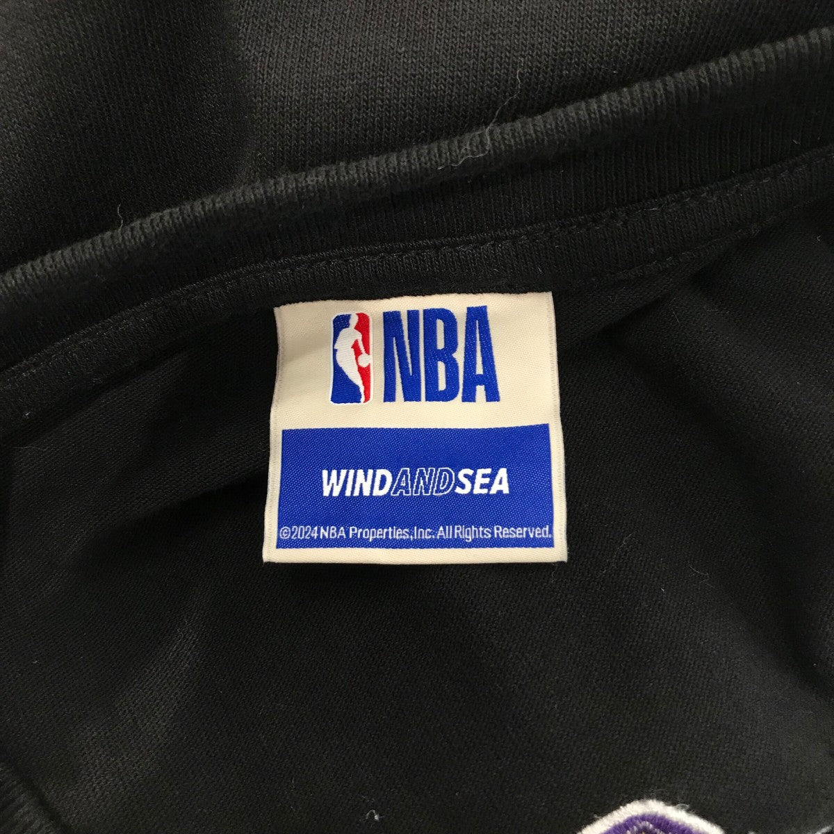 WIND AND SEA×NBA レイカーズTシャツ ブラック サイズ M｜【公式
