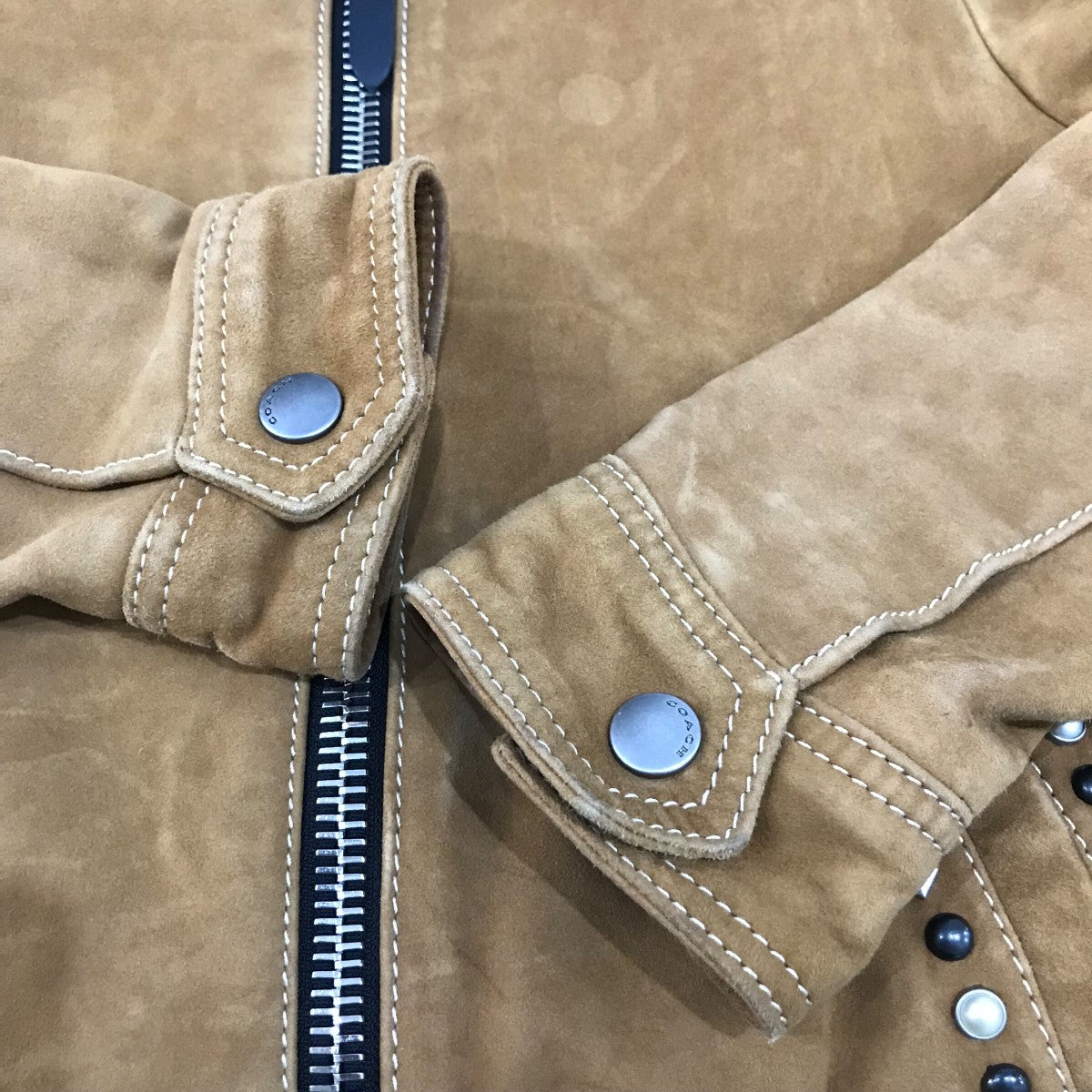 COACH(コーチ) スタッズスウェードライダースジャケット56346 56346