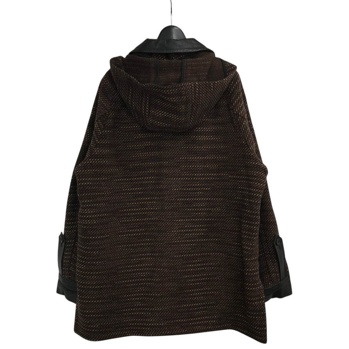STEAF(スティーフ) 23AW「SKY COAT」レザー切替ダッフルコート