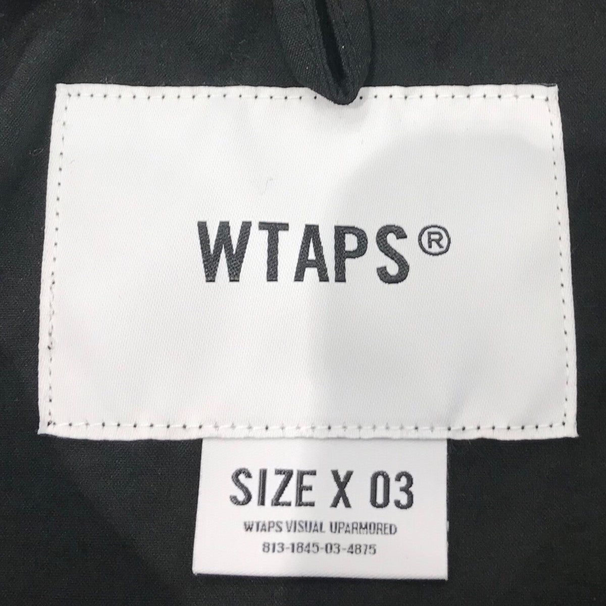 WTAPS(ダブルタップス) 「Arrestor LS Poly. Broadcloth. Sign WTAPS(ダブルタップス) 「Arrestor LS Poly. Broadcloth. Sign