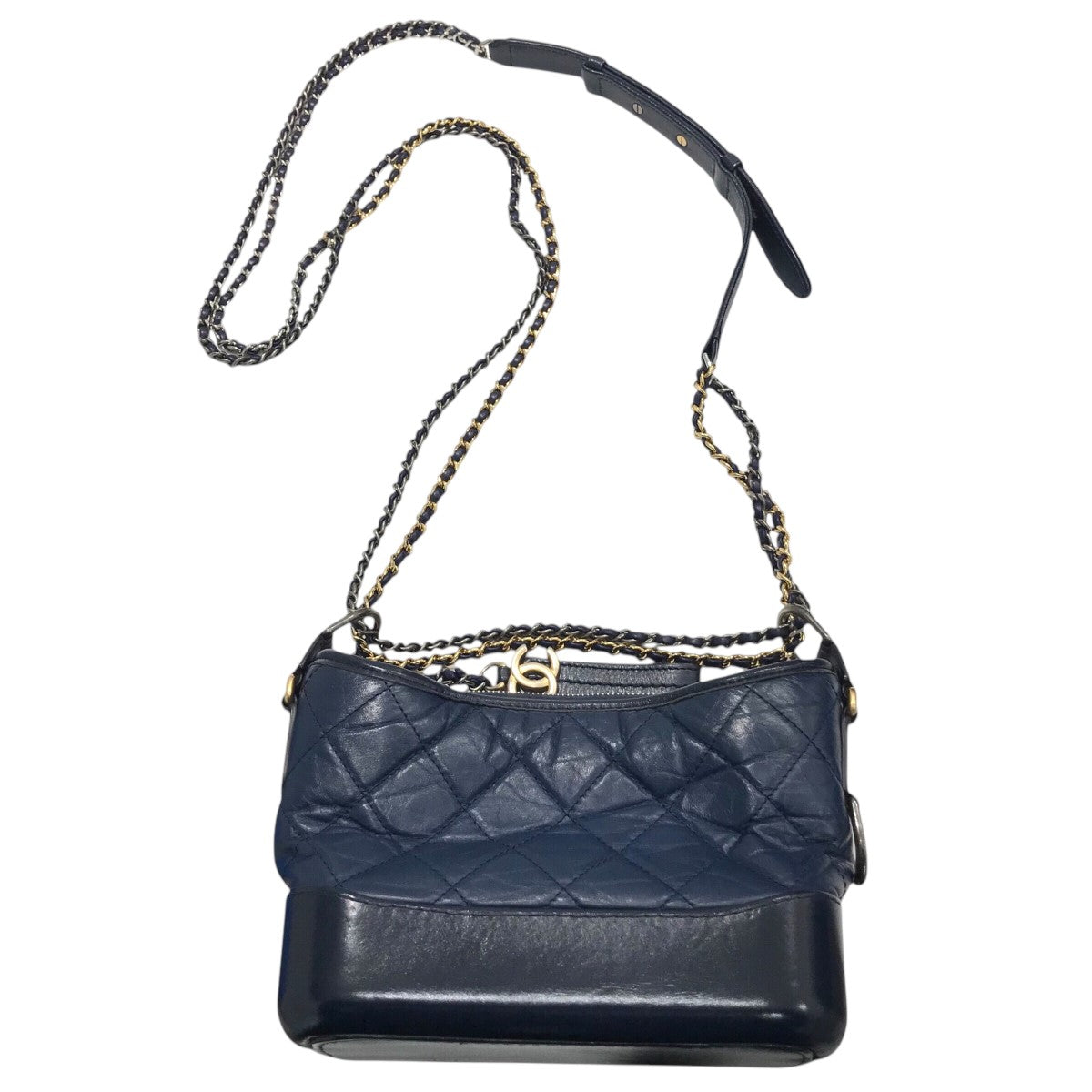 CHANEL(シャネル) ガブリエルチェーンショルダーバッグ - ネイビー