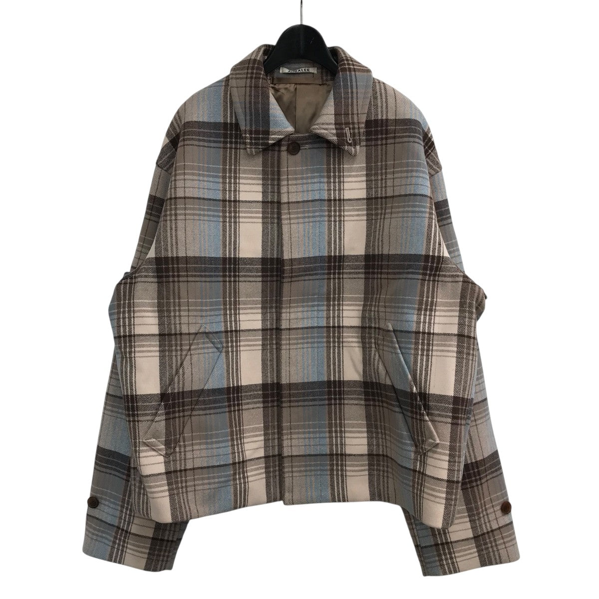 AURALEE(オーラリー) 19AW「SAMPLE品」チェックウールブルゾン
