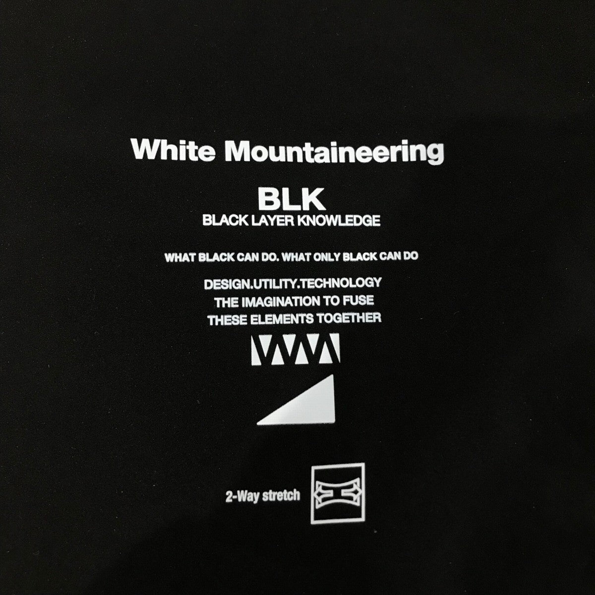 WHITE MOUNTAINEERING(ホワイトマウンテニアリング) カーゴ