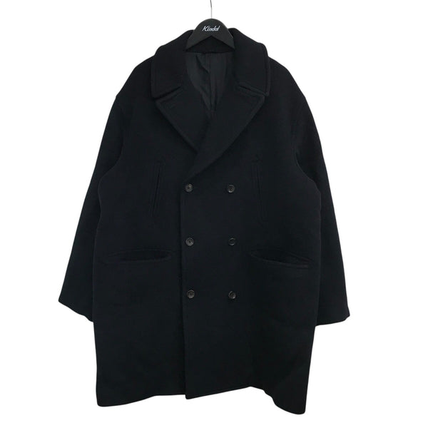 22AW blurhms ウールカシミヤ ショールコート ネイビー サイズL 未使用 22AW blurhms ウールカシミヤ ショールカラーコート 3