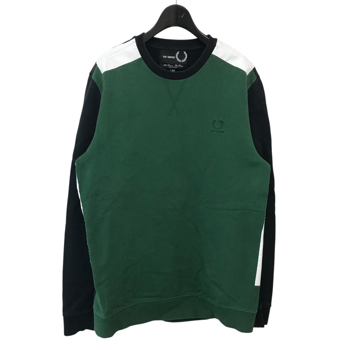 RAF SIMONS×FRED PERRY スウェットSM3084 古着・中古-1枚目のアイテム画像