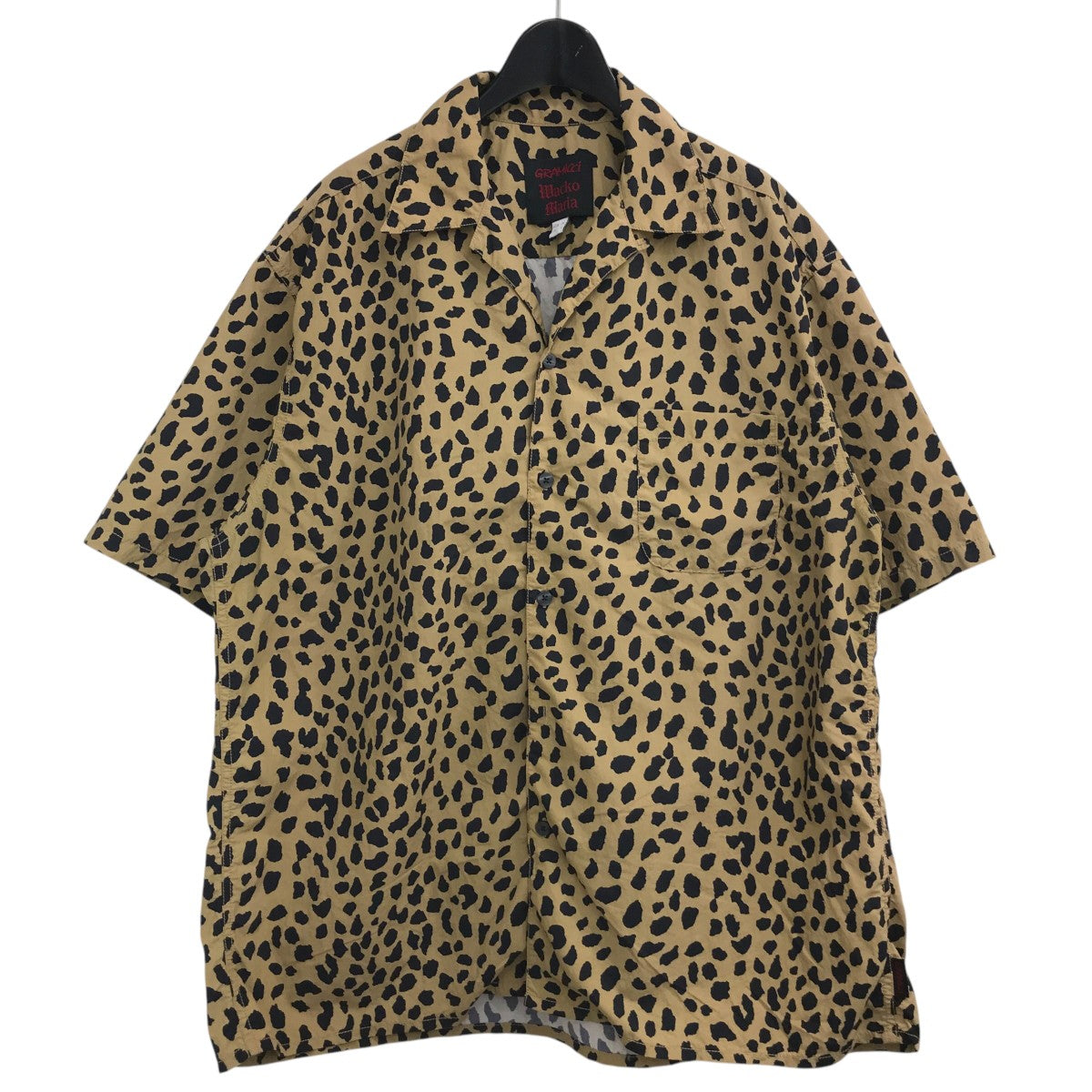 GRAMICCI レオパード柄 半袖シャツ XL WACKO MARIA×GRAMICCI 「LEOPARD OPEN COLLAR SHIRT」半袖シャツ
