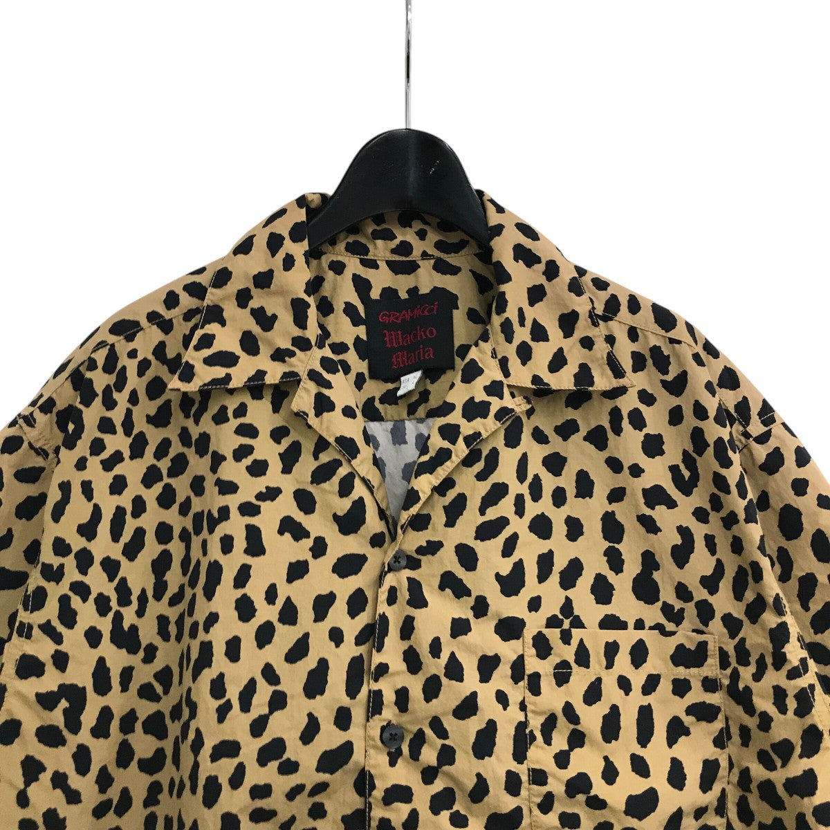 WACKO MARIA×GRAMICCI 「LEOPARD OPEN COLLAR SHIRT」半袖シャツ