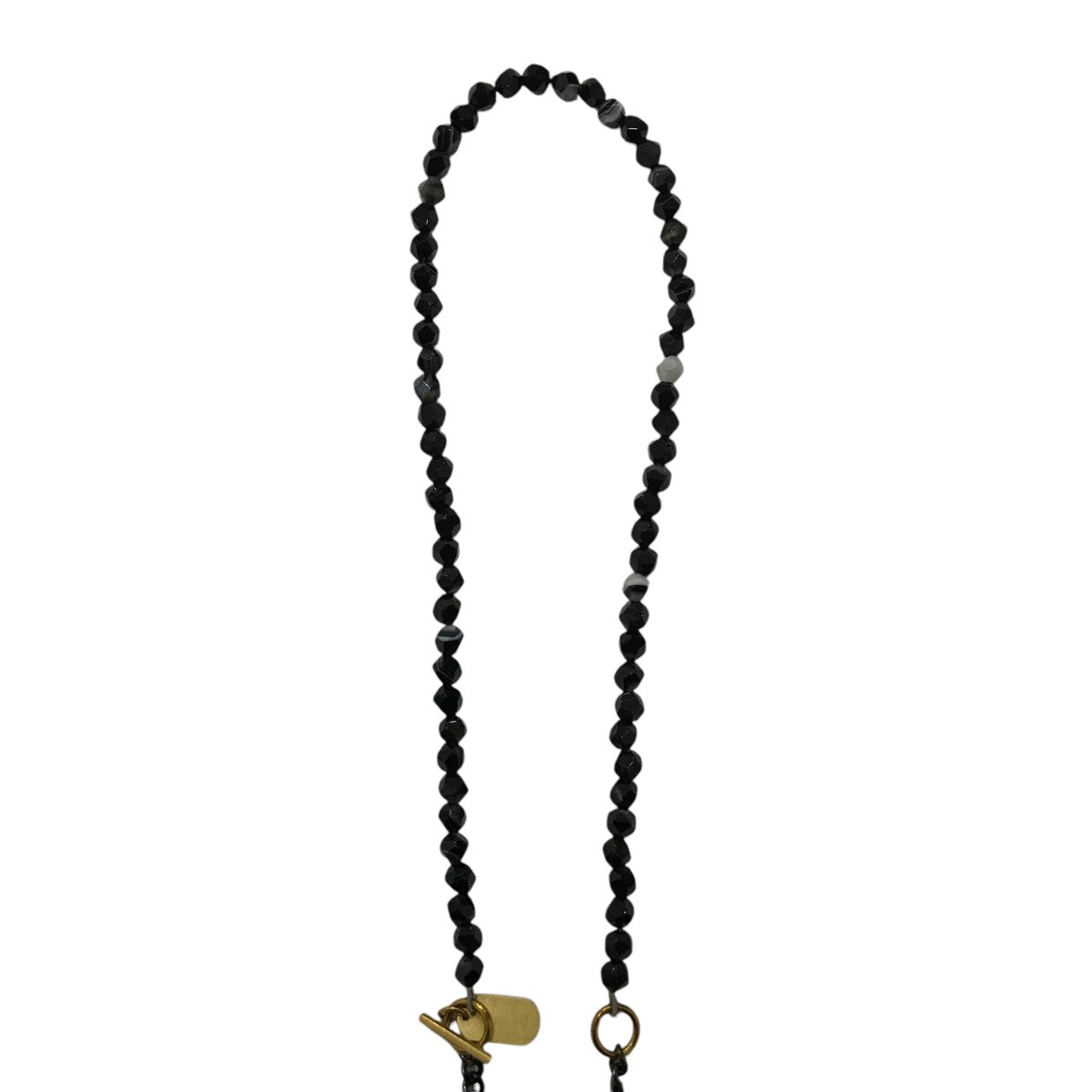 s’yte 「ONYX BRASS CHAIN NECKLACE BRACELET」オニキスブラスチェーンネックレスブレスレット 古着・中古-3枚目のアイテム画像