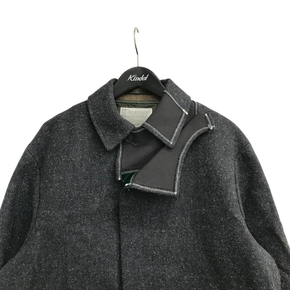 kolor 21aw ケンピメルトンコート size2 kolor 21aw ケンピメルトンコート size2 Kolor 21AW ケンピ