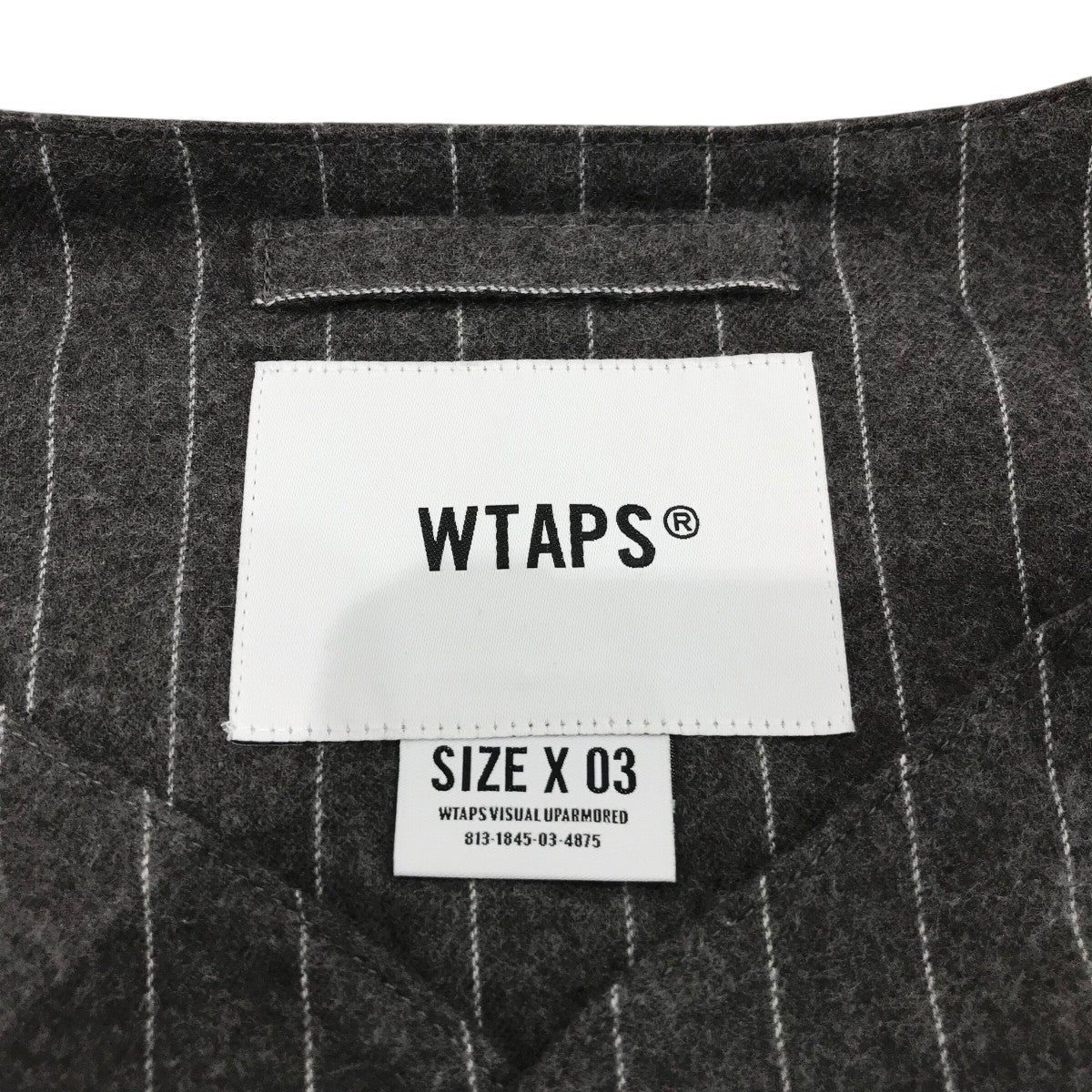 XL 22SS ダブルタップス ストライプ フランネル ベースボール シャツ WTAPS 22SS ベースボールシャツ