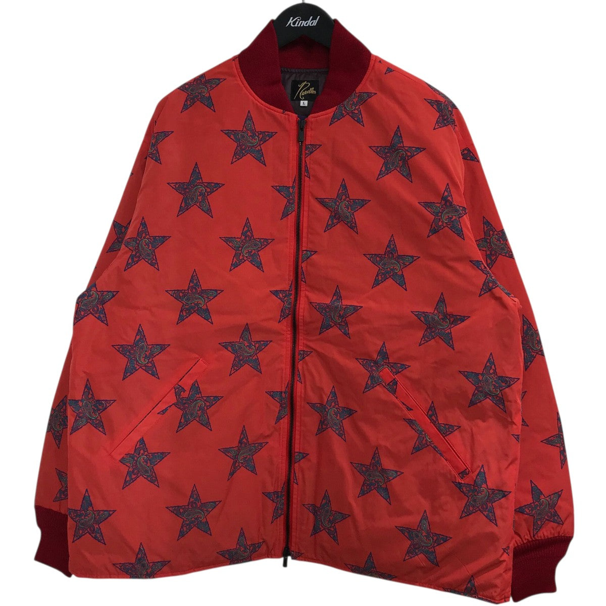 「R．C． Down Jacket - Poly」総柄ダウンブルゾンPU180