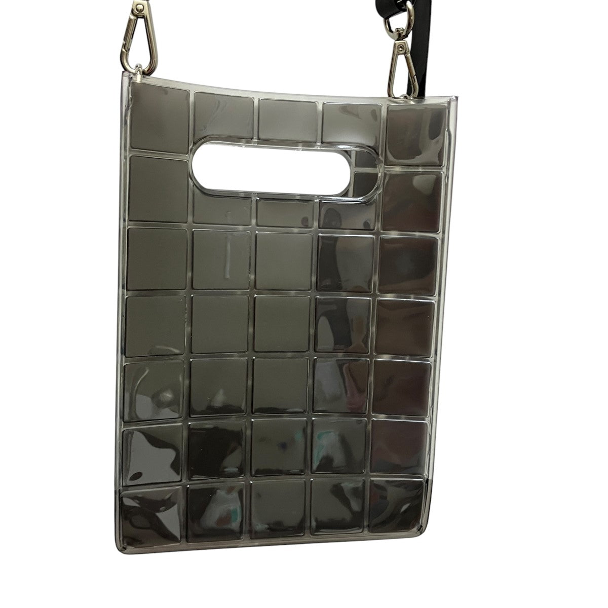 nana-nana Block Check TPU A5A5ショルダーバッグ 古着・中古-3枚目のアイテム画像