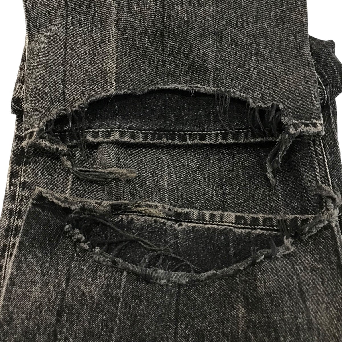 BALENCIAGA LOW CROTCH DENIM バギー ワイド ブラック BALENCIAGA LOW CROTCH DENIM バギー ワイド ブラック
