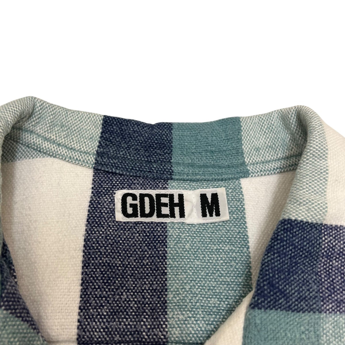 GOODENOUGH(グッドイナフ) チェックオープンカラーネルシャツ