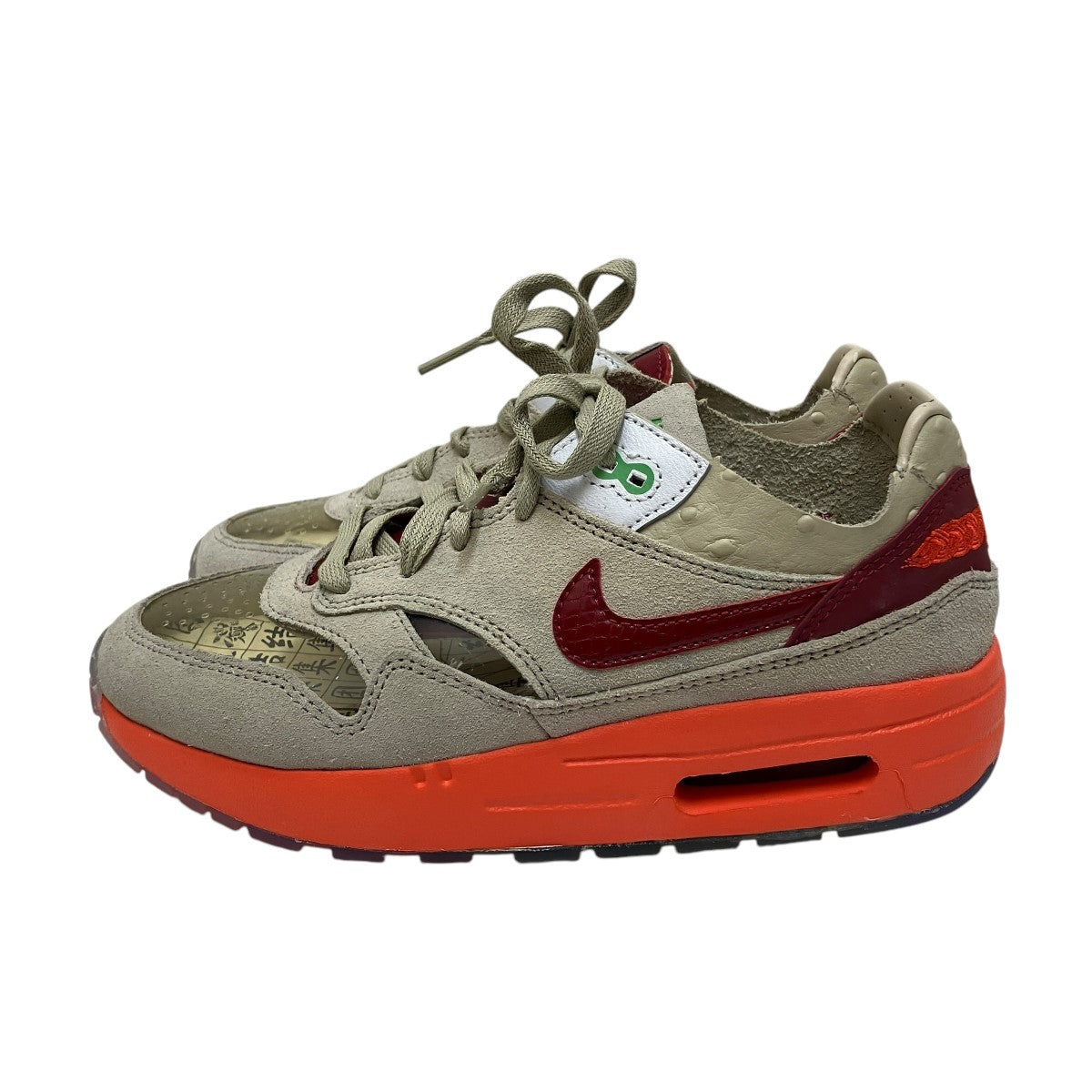 NIKE×CLOT PS Air Max 1 KISS OF DEATHローカットスニーカーDH2493-100 古着・中古-2枚目のアイテム画像