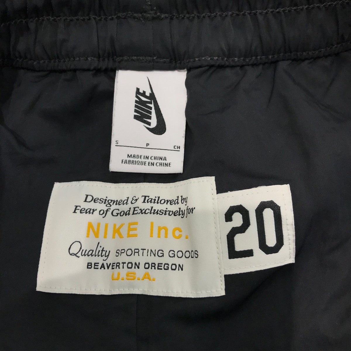 Nike × fear of god 黒 ショートパンツ Nike × Fear of God バスケットボールショートパンツ ショーツ