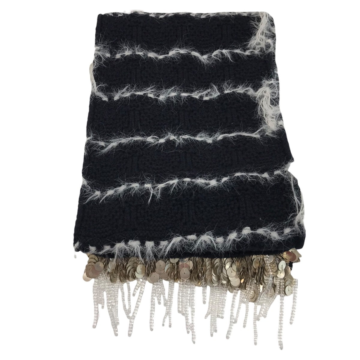 NAMACHEKO(ナマチェコ) 装飾デザインマフラー ネイビー｜【公式