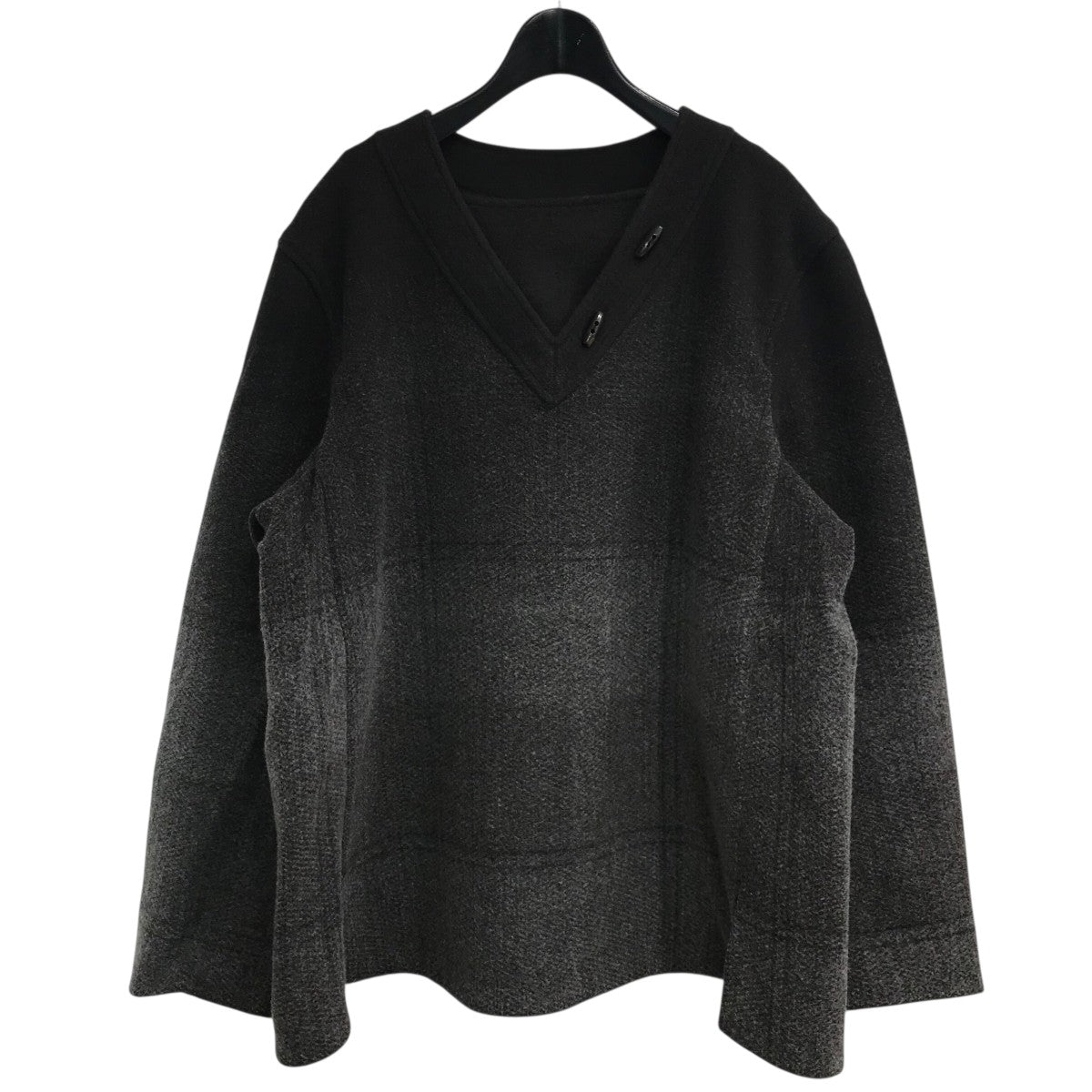 IRENISA(イレニサ) 24FW「LEATHER TAB KNIT PULLOVER