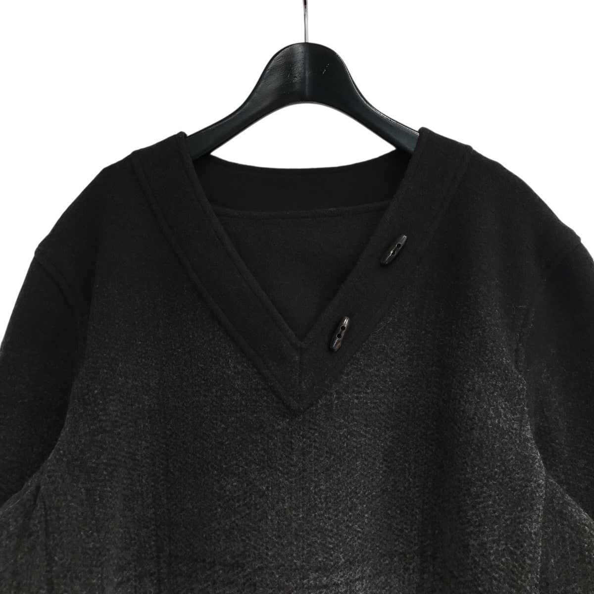 IRENISA(イレニサ) 22AW「SQUARE NECK PULLOVER SHIRT」スクエア