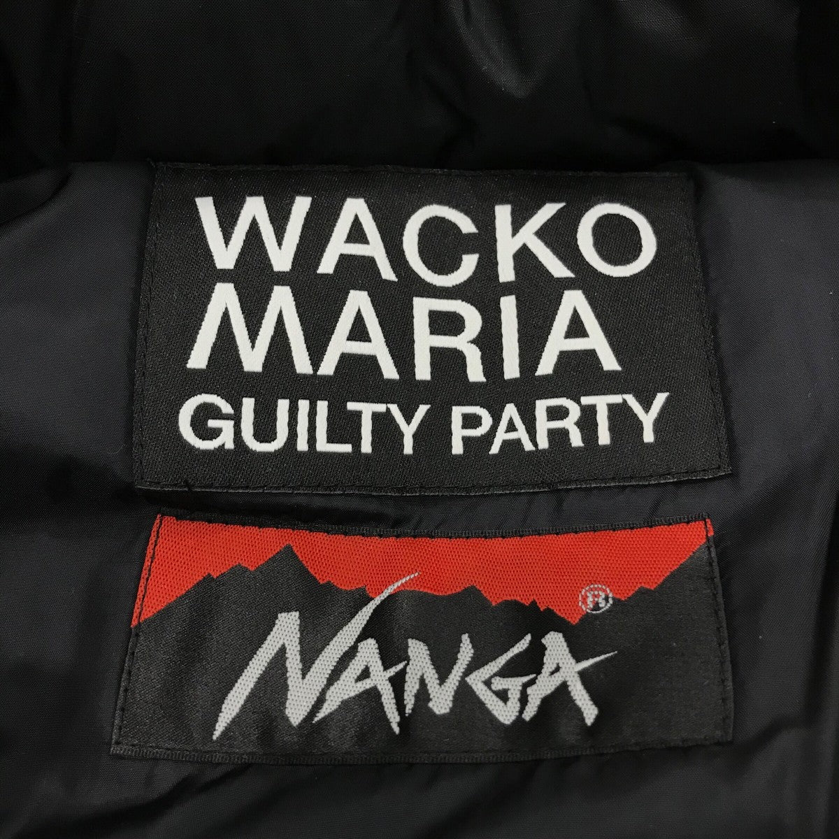 WACKO MARIA×NANGA 24AW「DOWN JACKET」ダウンジャケット ブラック