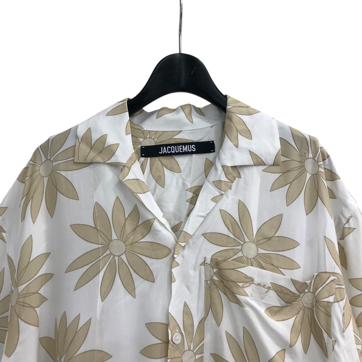 JACQUEMUS(ジャックムス) フラワー柄オープンカラーシャツ