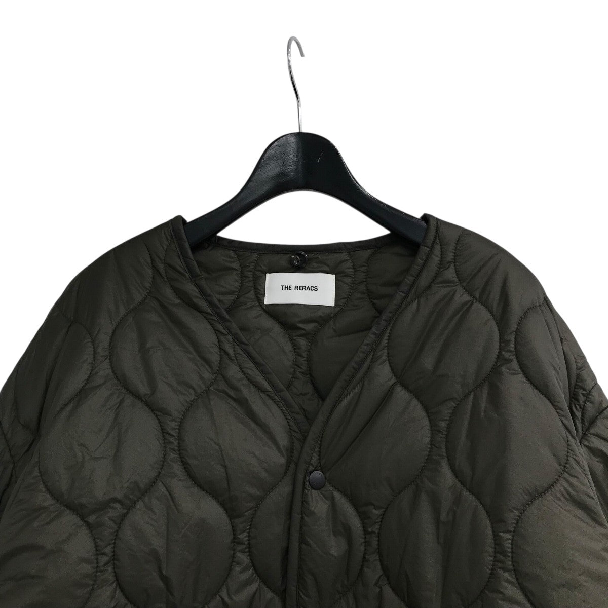 THE RERACS 18AW EDITION キルティングジャケット 黒 THE RERACS RERACS HOODED QUILTING COAT 23FW-RECT-384L-J