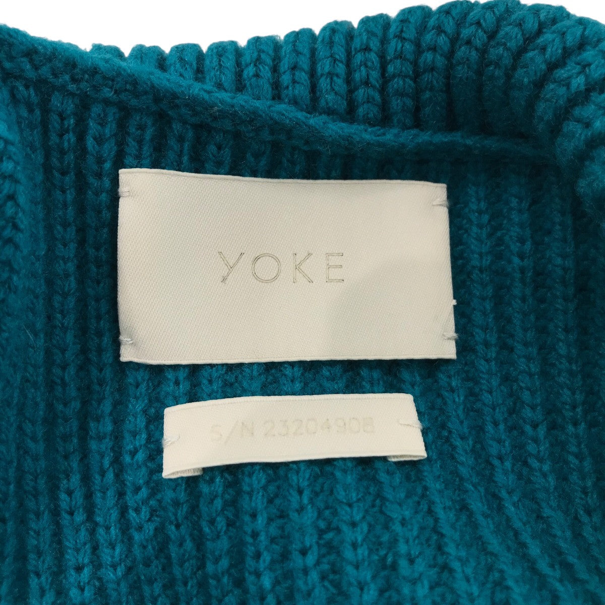 YOKE(ヨーク) 23AW「3 4 FRONT ZIP HIGH NECK RIB SWEATER」ドライバー