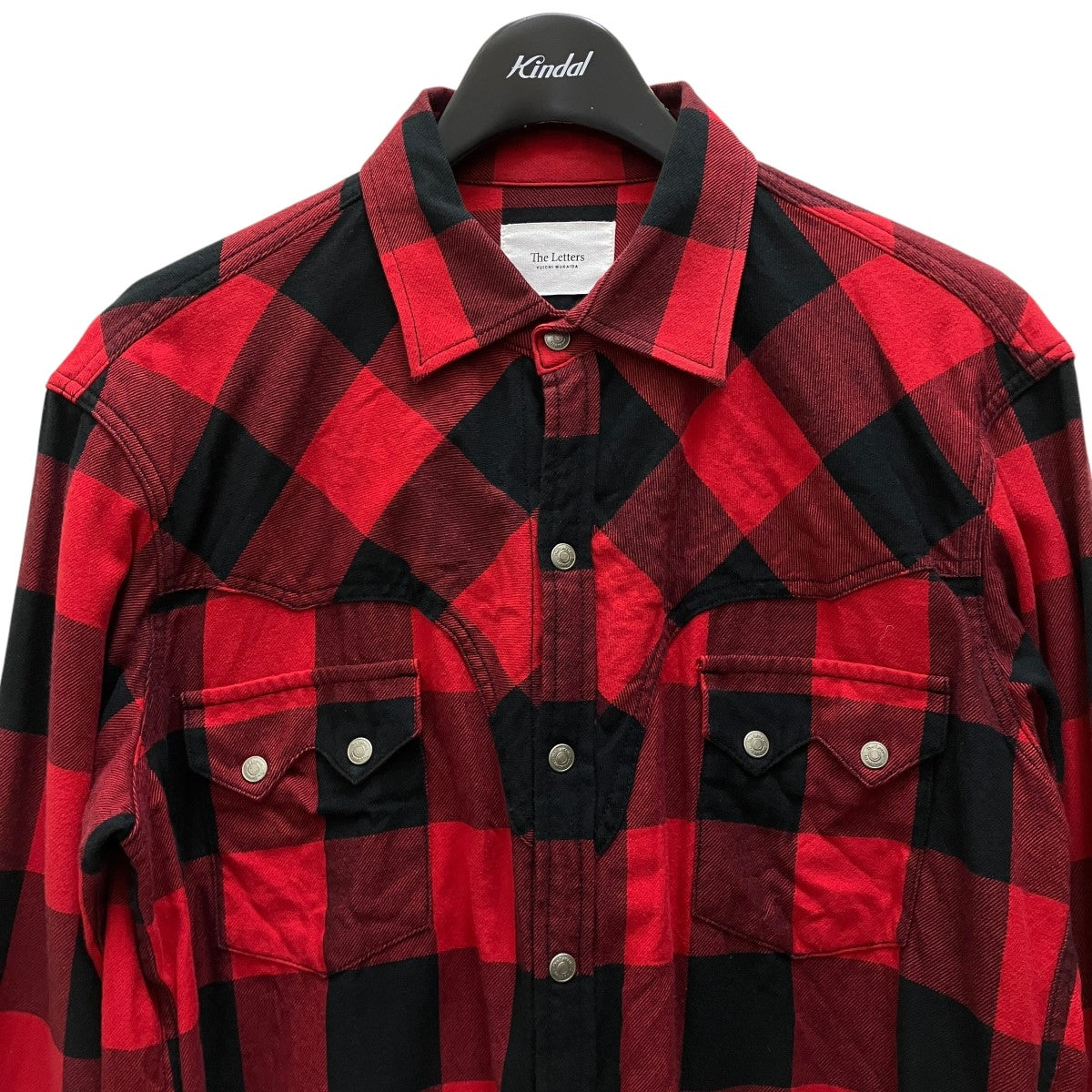 The Letters(ザレターズ) バッファローチェックウエスタンシャツFW18
