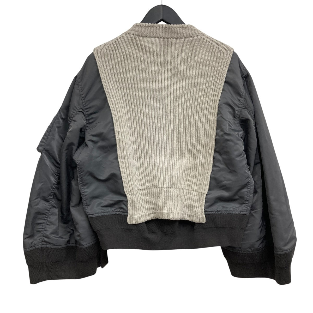 sacai(サカイ) MA-1ドッキングニット 22-06194 グレー サイズ M