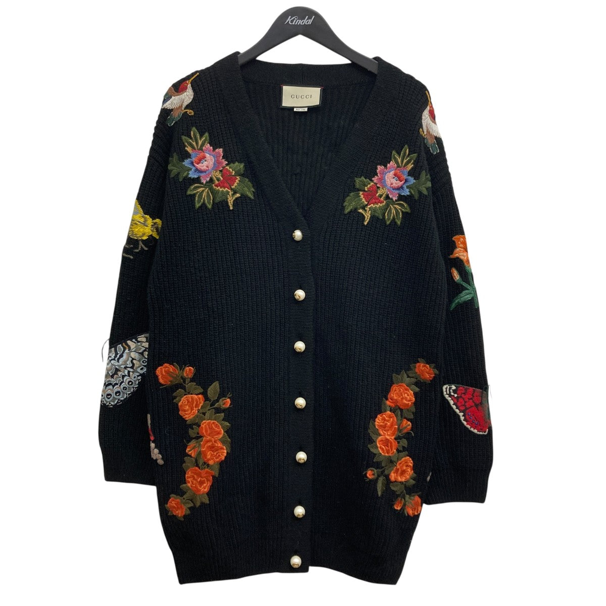 GUCCI(グッチ) エンブロイダリーロングカーディガン 434351