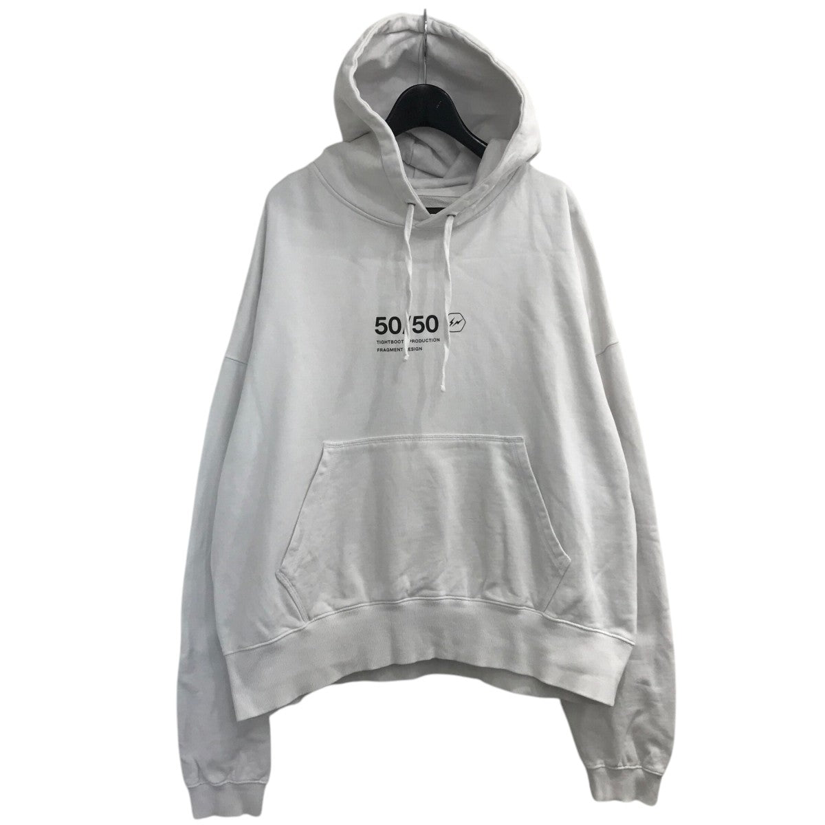 sacai × fragment パーカー プルオーバー 肉厚 グレー メンズ
