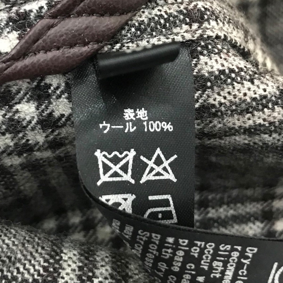 ノースリーブチェックアシンメトリーポンチョEH39V 01 02