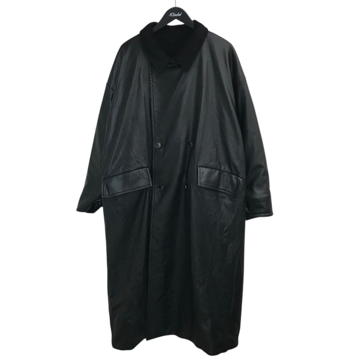 HARE(ハレ) リバーシブルFレザーウールロングコートHA030322AD