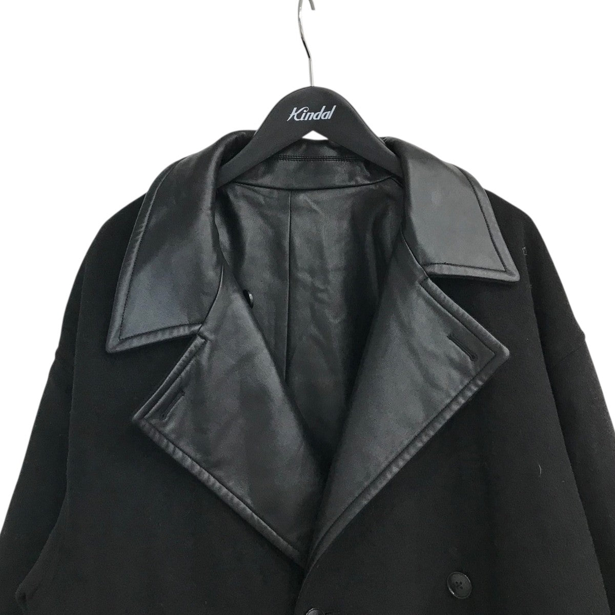 HARE 黒 ロングコート MEDIUM HARE（ハレ）の「【SET UP対応】YOSEロングコート(HARE