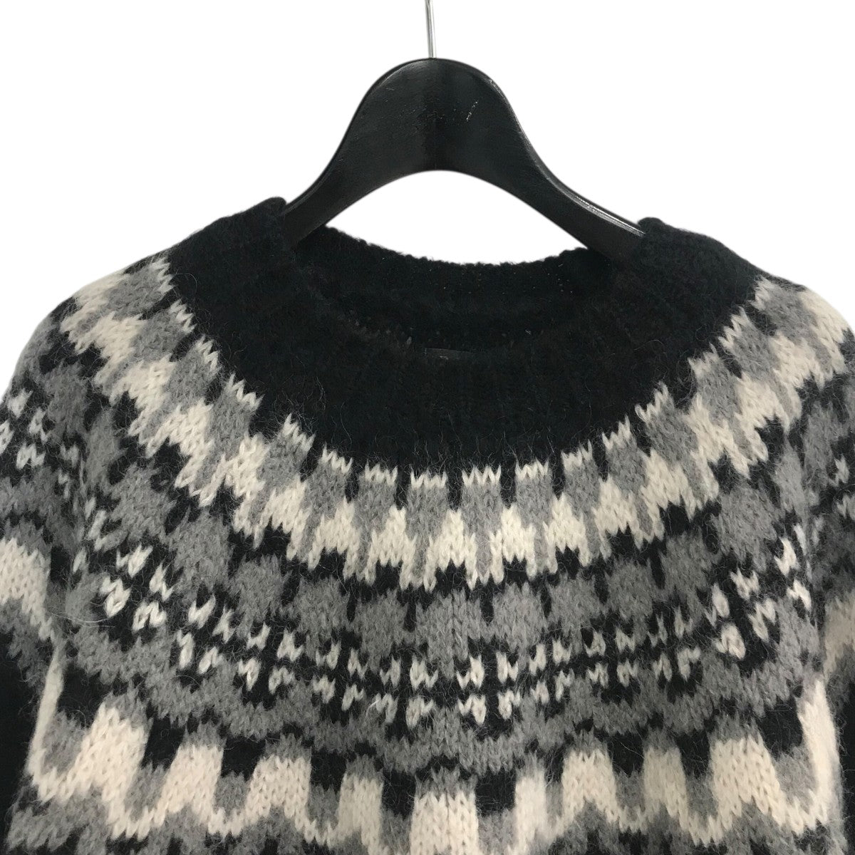 BATONER ノルディック柄ニット BATONERバトナー ノルディック柄ニット2022AW