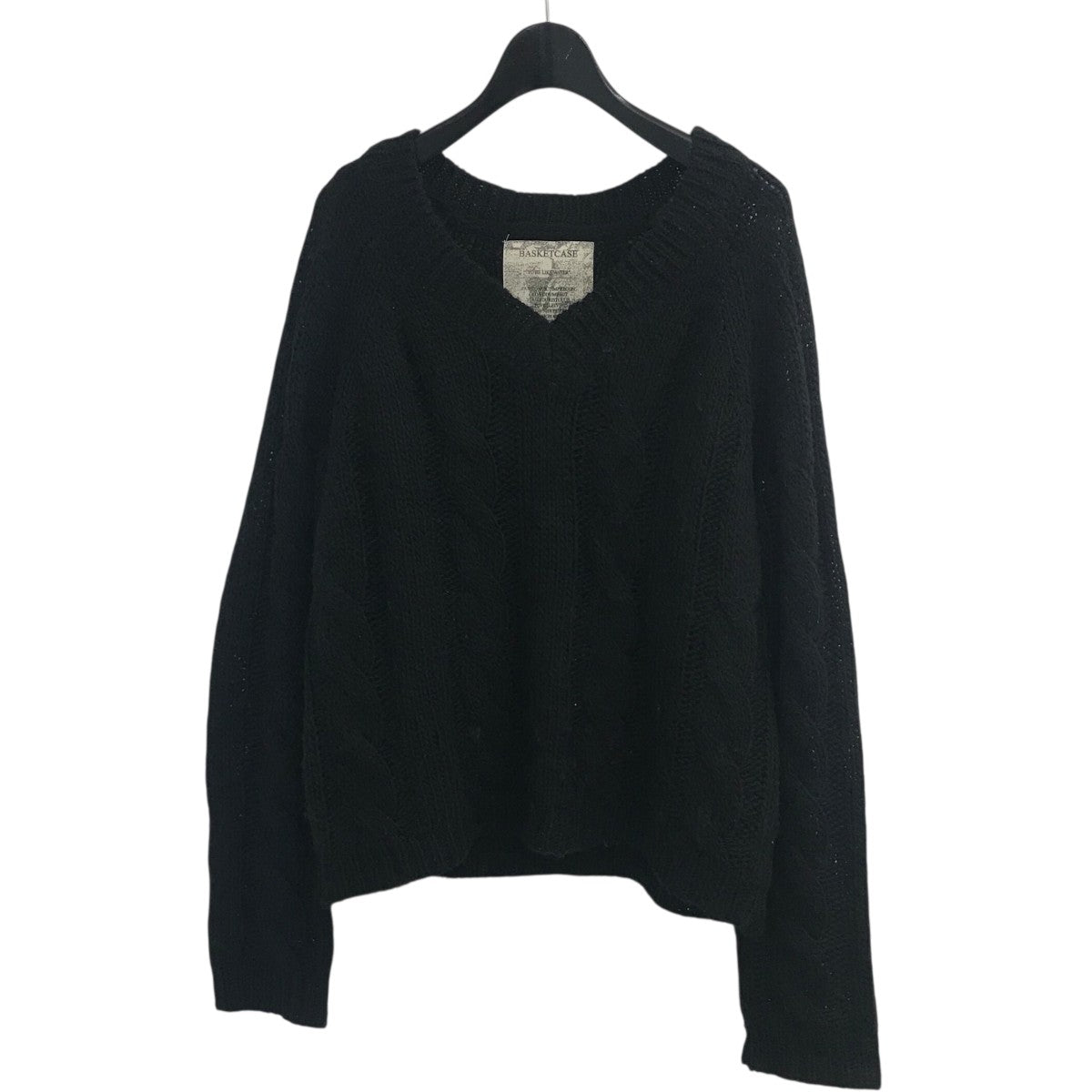 BASKETCASE ニットセーター BASKETCASE(バスケットケース) ニット ブラック サイズ XS｜【公式