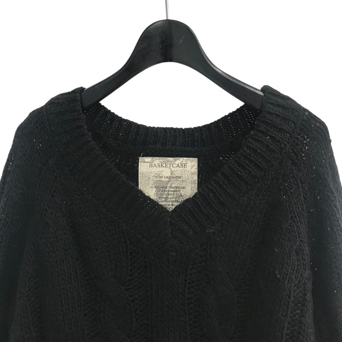 BASKETCASE(バスケットケース) ニット ブラック サイズ XS｜【公式