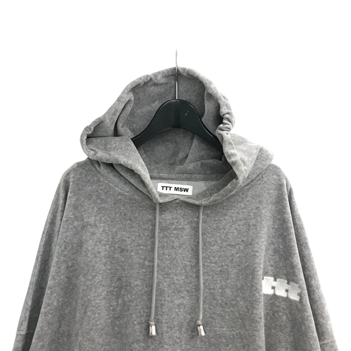 TTT MSW(ティーモダンストリートウエア) 23AW「Velours hoodie」ベロア 
