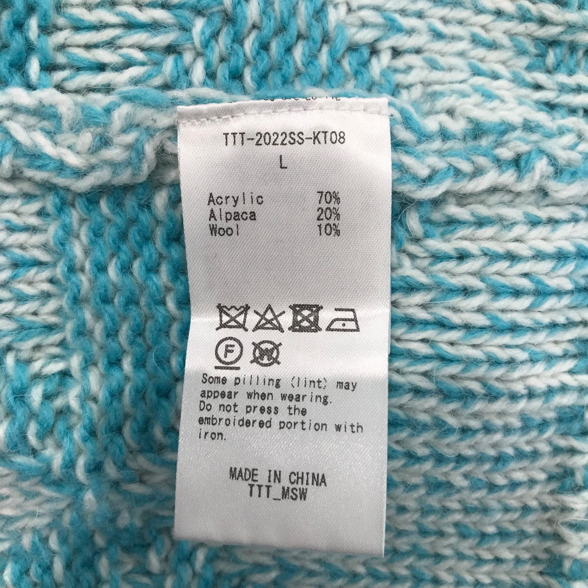 TTT MSW(ティーモダンストリートウエア) 22SS「Quilt Pattern