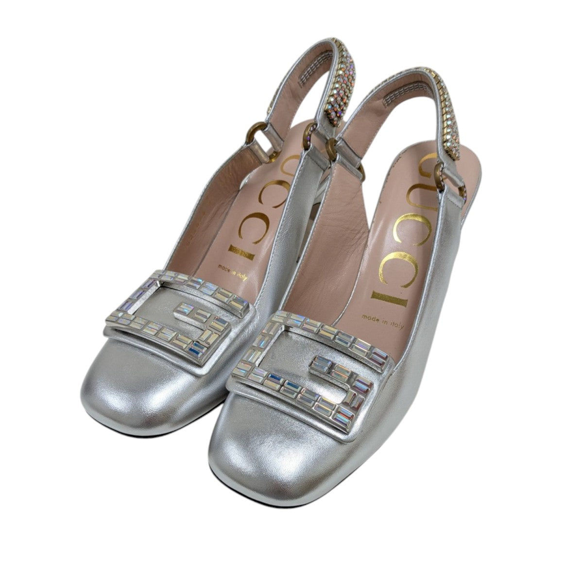 GUCCI(グッチ) サンダル522696 522696 シルバー サイズ 37 GUCCI(グッチ) サンダル522696 522696 シルバー サイズ 37