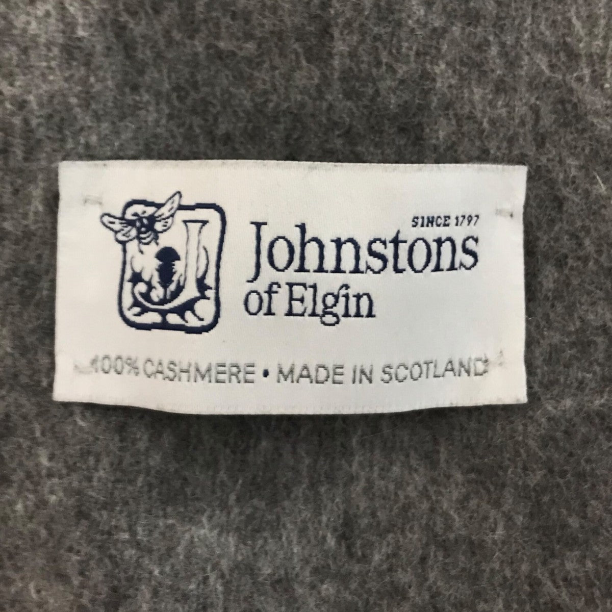 ●Johnstons of Elgin カシミヤ 厚手ダブルフェイスマフラー Johnstons of Elgin JOHNSTONS OF ELGIN ジョンストンズ