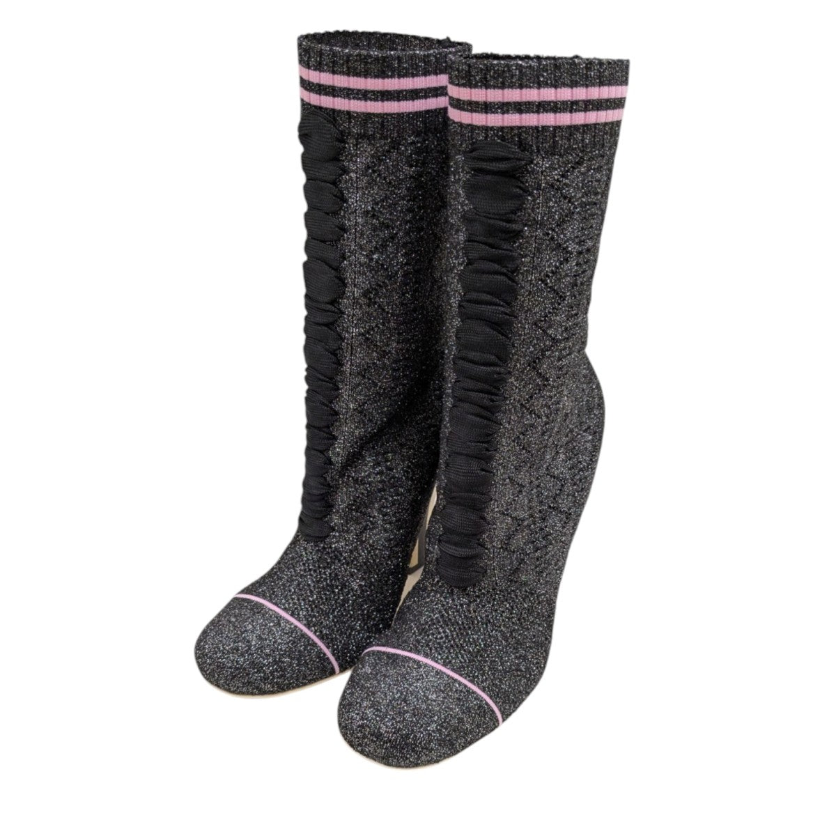 Fendi ロゴ入り オープントゥサンダル FENDI 【値下げ】FENDI オープントゥウェッジソールサンダル