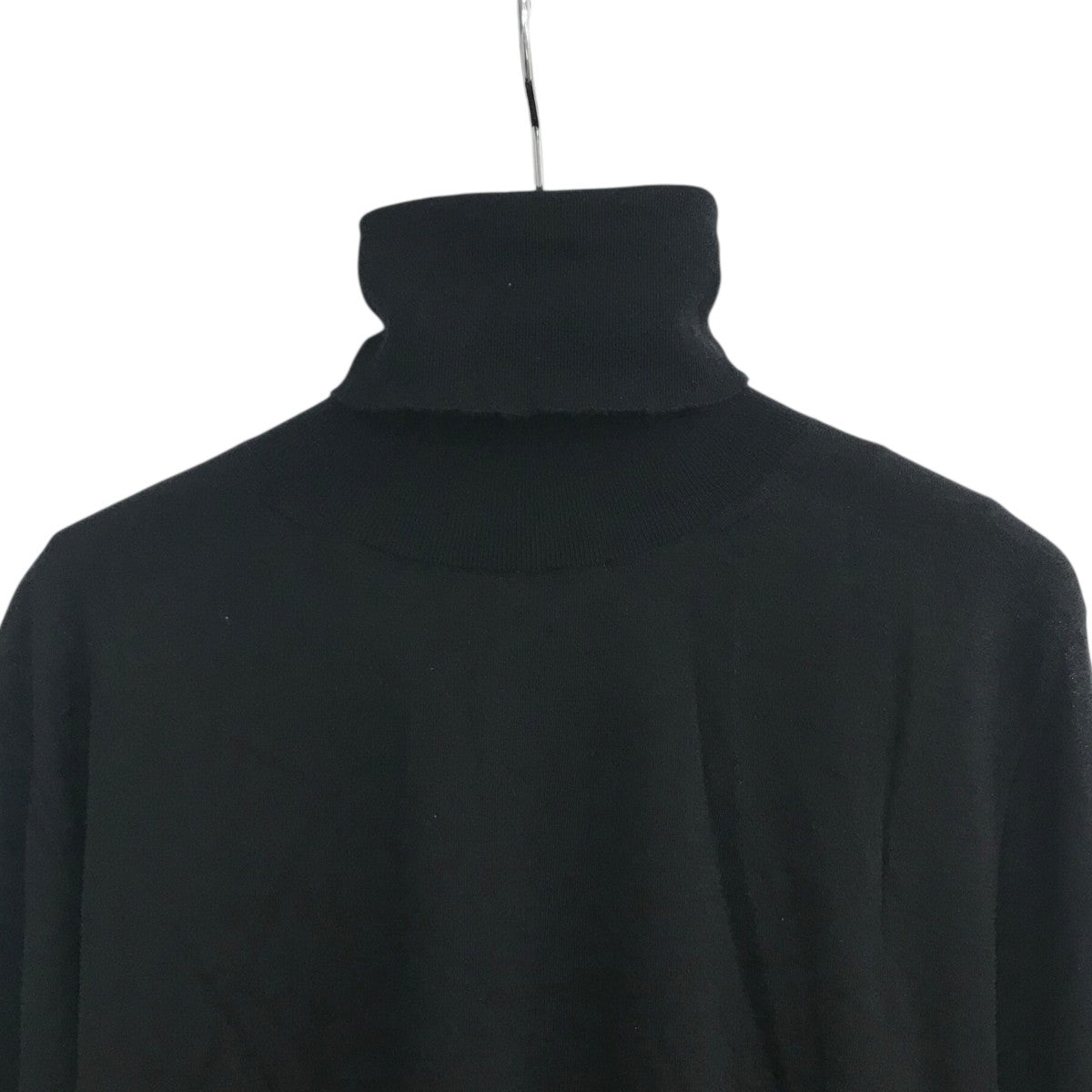 バレンシアガ　ハイネック　ウール　ニット　イエロー BALENCIAGA BALENCIAGA 【値下げ】BALENCIAGA ロゴプリントハイネック