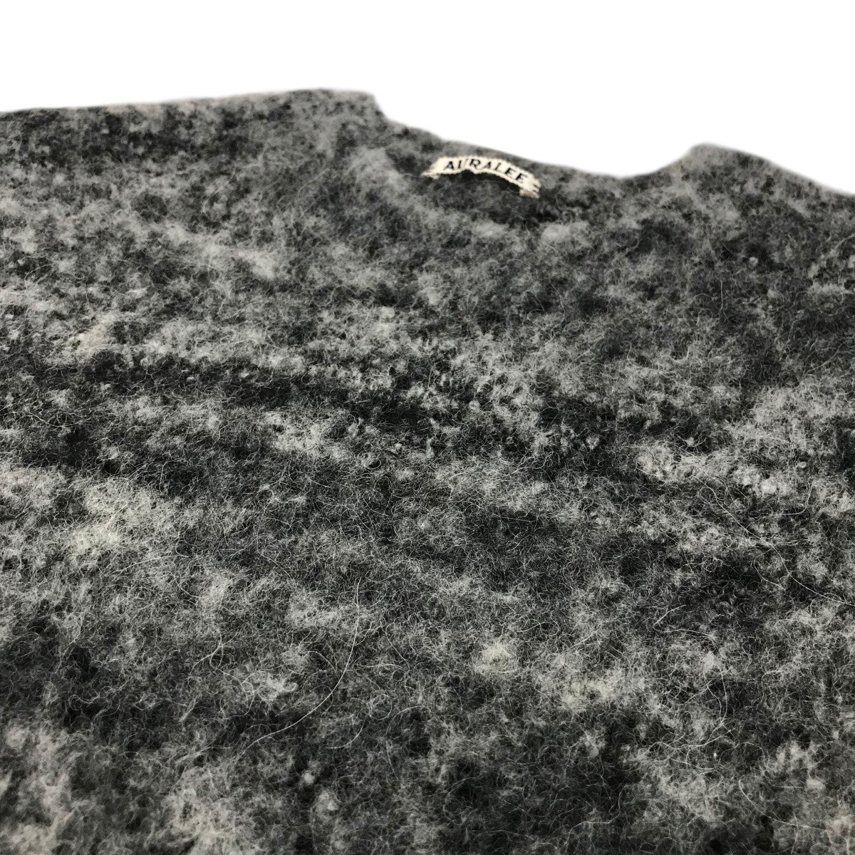 AURALEE(オーラリー) 「WOOL ALPACA FELT KNIT KNIT P O」ウール